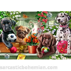 Garden Puppies Kid's Jigsaw Puzzle 100 Piece B06XB5Y1X9